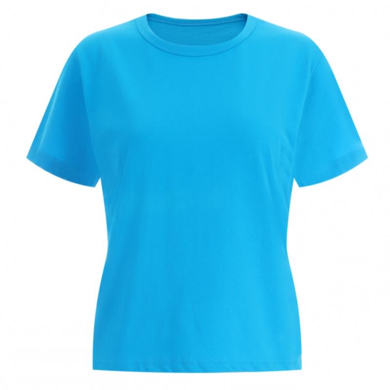Shop Women Bio Wash Round Regular FiT 100 CoTTon T shirT Black Dai Wsh 12013