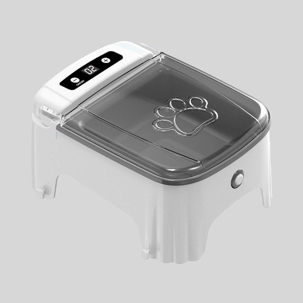Automatic Timed Pet Feeder Auto Open and Close Lid Cat Timed Feeding Puppy Food Dispenser for Indoor Cats Small Dogs Busy