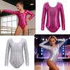 Elastic Dance Leotards Long Sleeve Ballet Dance Outfit Girls Gymnastics Leotards  Performance