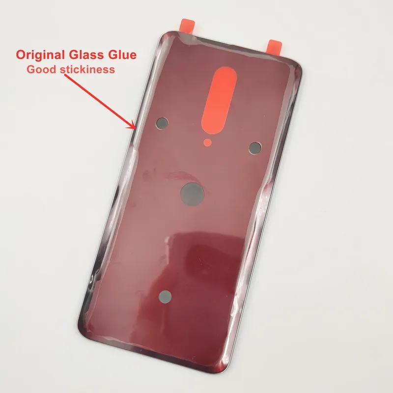 Glass Battery Cover For OnePlus 7 Pro Back Door Lid Hard Rear Housing Shell Panel + Original Adhesive Glue Sticker LOGO