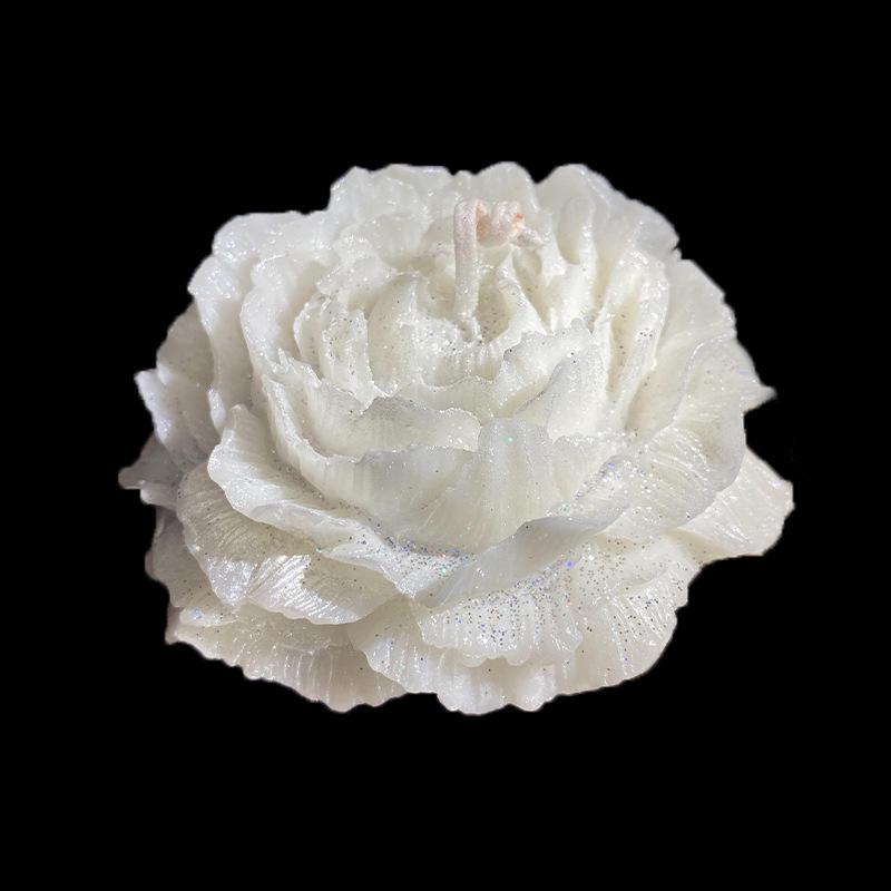 Peony Rose Gilded Low-Temp Drip Wax Candles - Skin-Friendly Adult Training Props