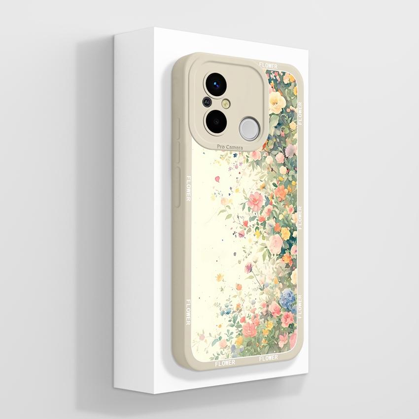 For Redmi 12C 13C 14C 10C 13R 14R 11A 15A Cute Cartoon Cat Phone Cover Liquid Silicone High Quality Anti Slip Durable Protective Case For Redmi Casing