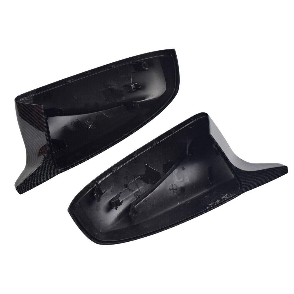 1 Pair Rearview Mirror Caps Left+Right 51162182697 51162182698 Fit for BMW X5 X6 E70 E71 2008-2013