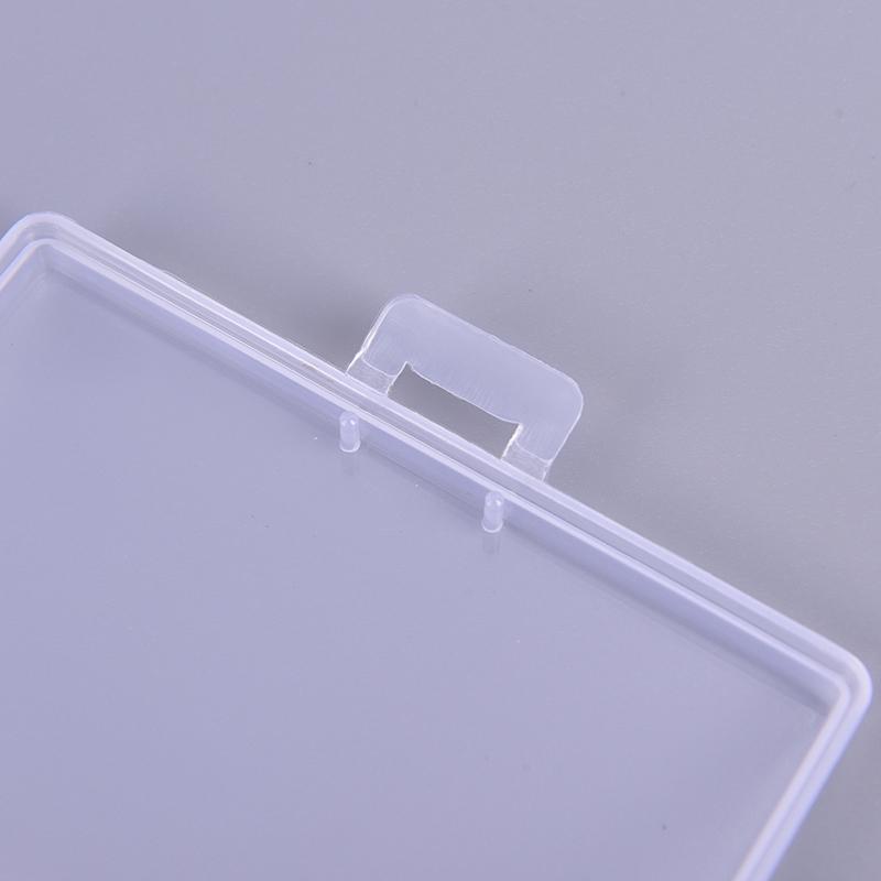 2Pcs/Set Transparent Plastic Boxes Playing Cards Container Storage Poker Case