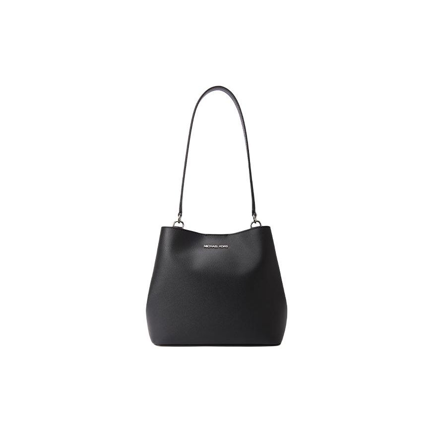 

Michael Kors Mk Pratt Logo Bucket Bag Women handbags Black 35S4S3FS2I-BLACK Basic Set (Bag+Dust Bag)