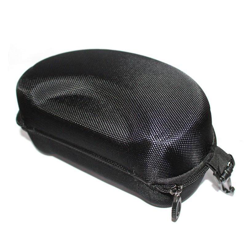 Durable Ski Goggle Case Adults Kids - Black Portable Dustproof Storage Box With Hook Strap