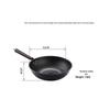 Luchuan Old-Fashioned Round & Flat Bottom Cast Iron Non-Stick Frying Pan for Gas Stoves