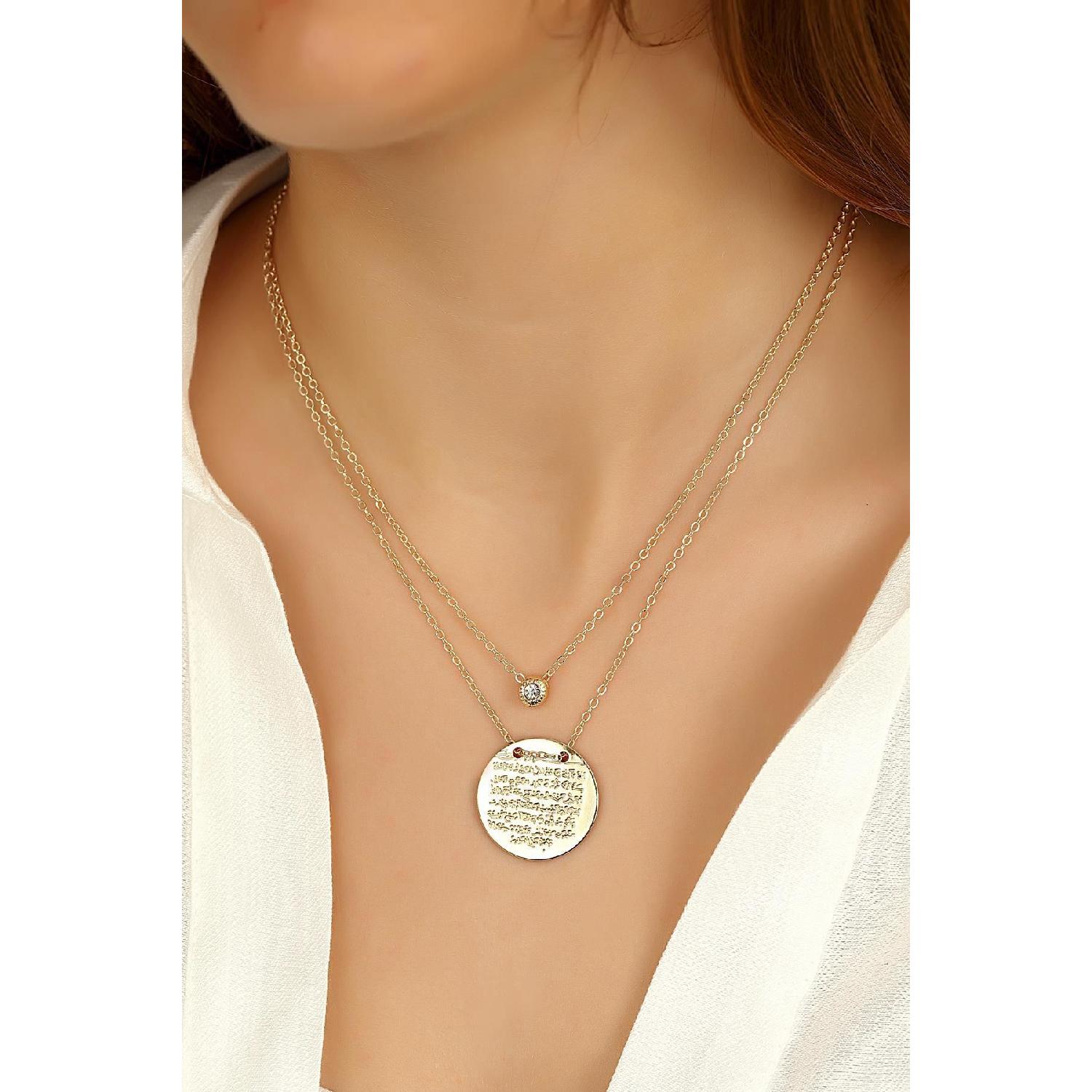 

Набір із 2 намиста Evil Eye Prayer Kursi Dbkl1045 чистий