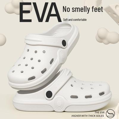 Zapatos de Verano Antideslizantes Resistentes al Olor para Interior y Playa con Agujeros para Hombre y Mujer