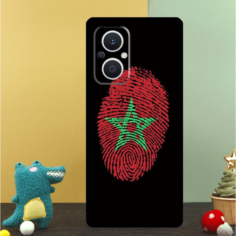 

Morocco Flag Coat Of Arms Case For OPPO Reno 8T 7 8 10 Pro 11 12 13 F 13F OPPO Find X8 Pro X6 X3 X5 Lite Cover Shell OPPO Reno7 4G