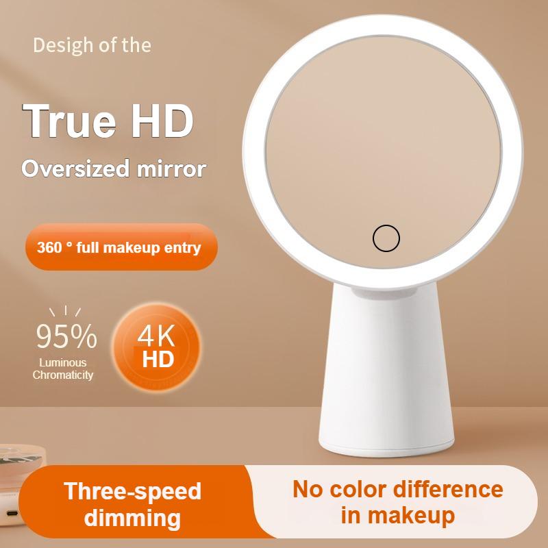 Rechargeable LED Makeup Mirror with Fill Light - Suitable for Vanity Tabletop Makeup Mirror