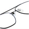Stainless Steelanti Blue Light Lens Plain Glasses New Flat Light Mirror Double Beam Literature Mirror Frame High Quality