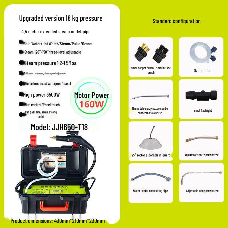 Commercial High-Pressure Steam Cleaner