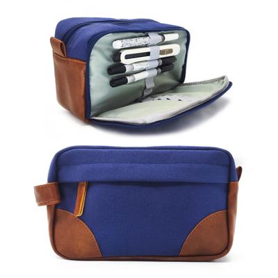 CODCHI Pencil Pen Large Stationery Zipper Popular Storage High School Adults Case, Pouch, Capacity, Storage, Multifunctional, Leather, Stylish,