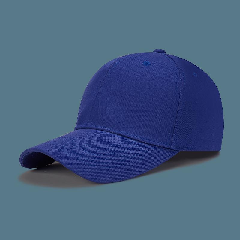 Korean Style Baseball Cap Black Autumn and Winter Women's Solid Color Hard Top Versatile Women's Light Board Baseball Cap Men