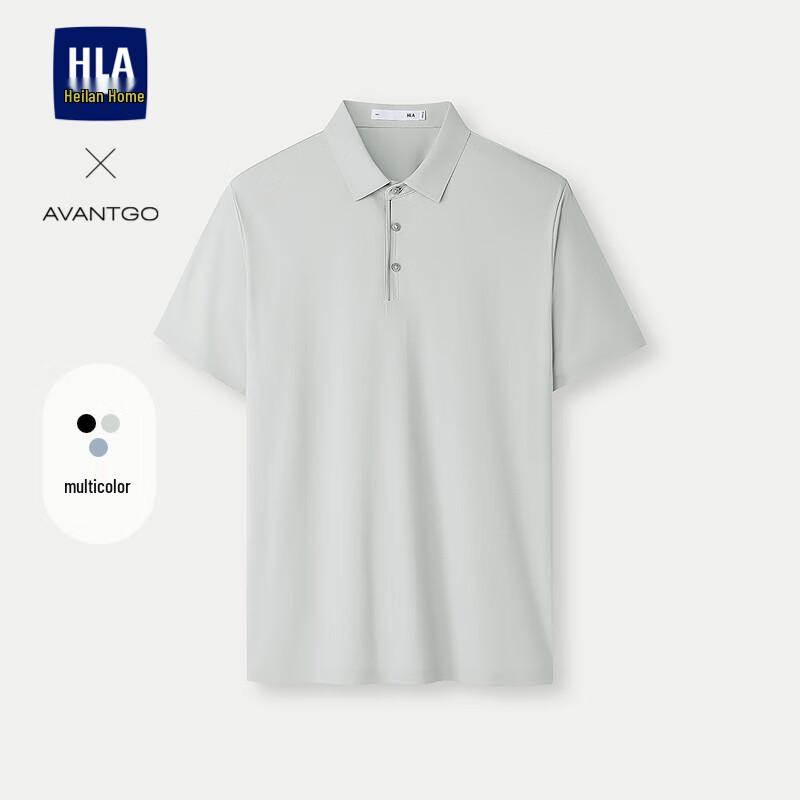 HLA Men s Classic Short Sleeve Polo Shirt L