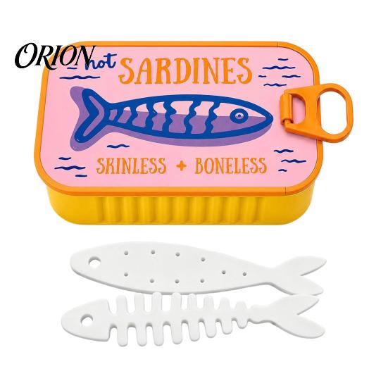 Travel Jewelry Case Sardine Can Storage Box, Portable Anti-tangle Case, Plastic Lightweight Retro Organizer for Necklaces And Earrings Small Box