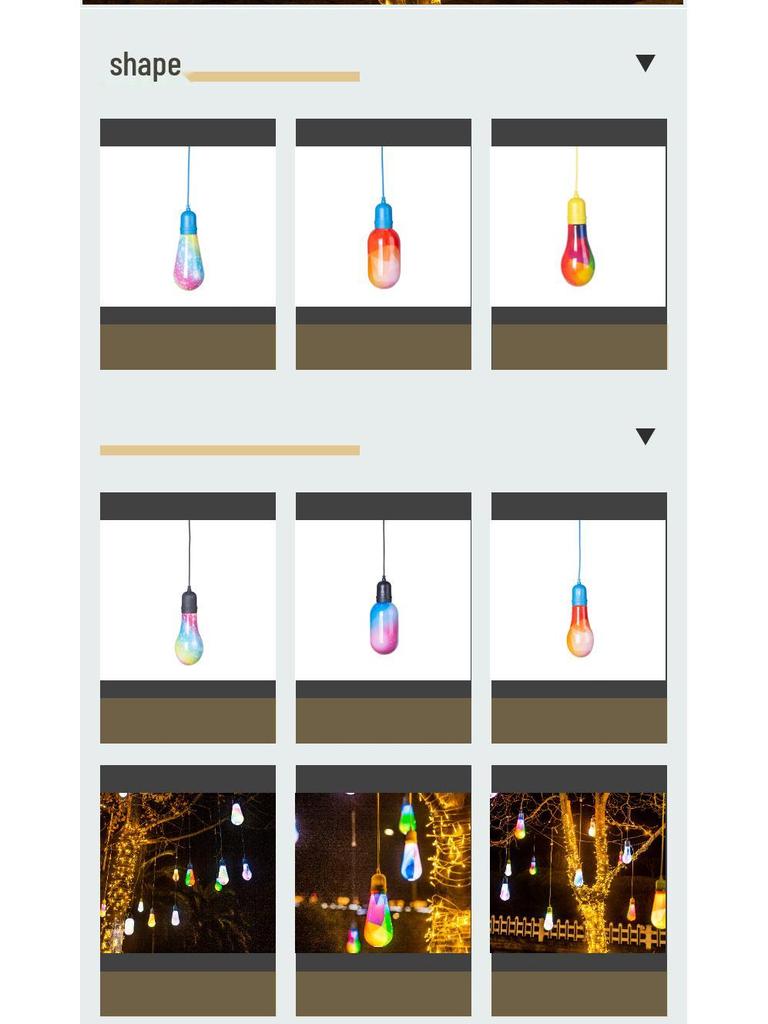 Colorful LED Tree Pendant Light - Glazed Wishing Bottle for Outdoor Festival and Street Decoration