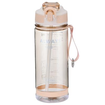 800ml Straw Cup Fadeless Practical PC Eco-friendly Fashion Water Bottle School
