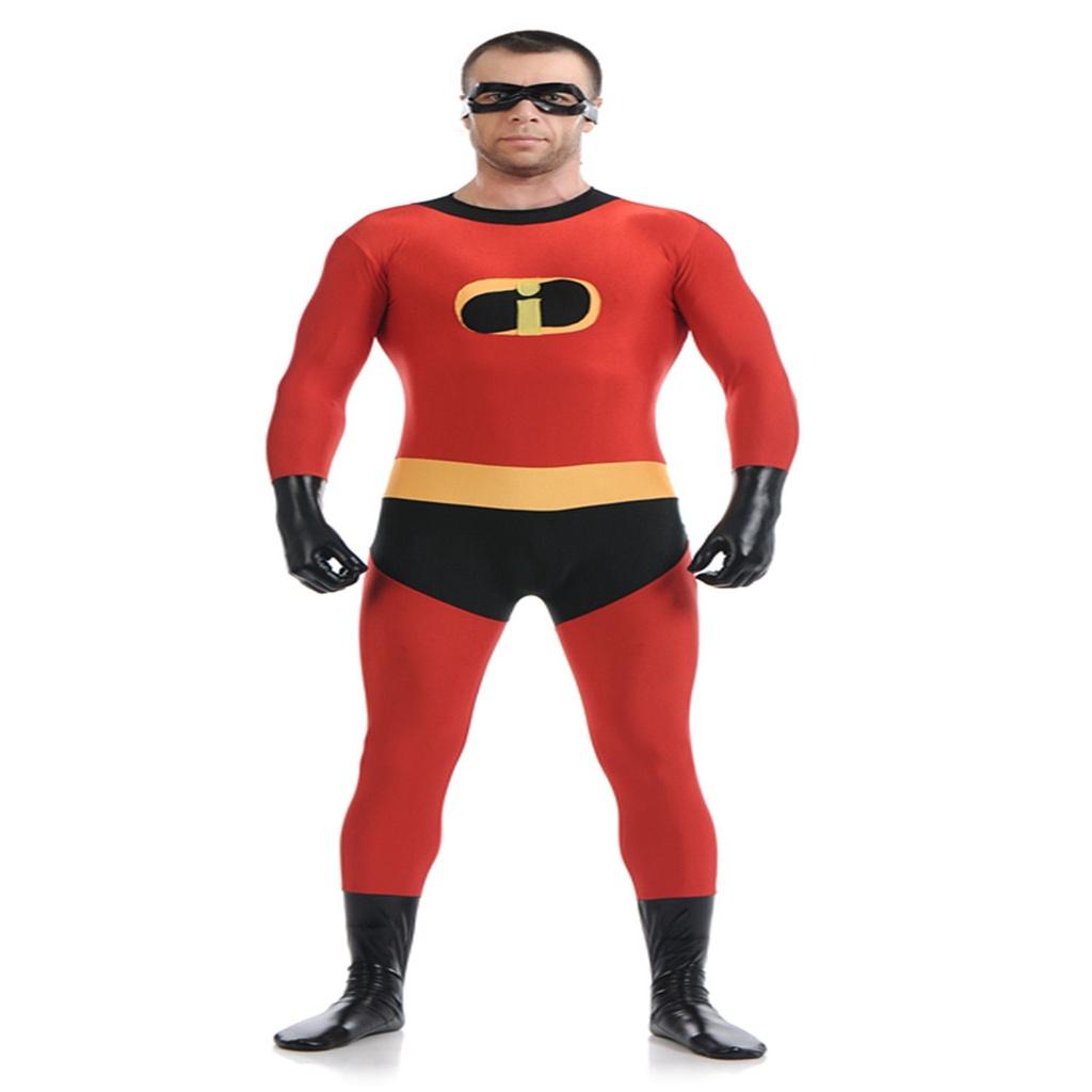 Costumes Incredibles Woman Man Boys Girls Halloween Party Cosplay With 2pcs Mask