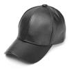 Premium Quality Unisex Women Soft Faux Leather Baseball Cap For Biker Outdoor Use