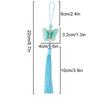 1PC Pearl Phone Bag Butterfly Tassel Hanging Ornament Embroidery Exquisite