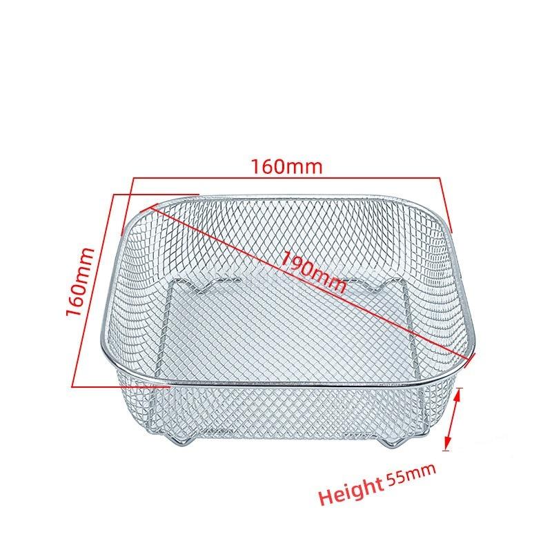 304 Stainless Steel Dried Fruit Mesh Frying Basket Mesh Suitable for Supor Midea Changdi and Joyoung Electric Ovens and Air Fry