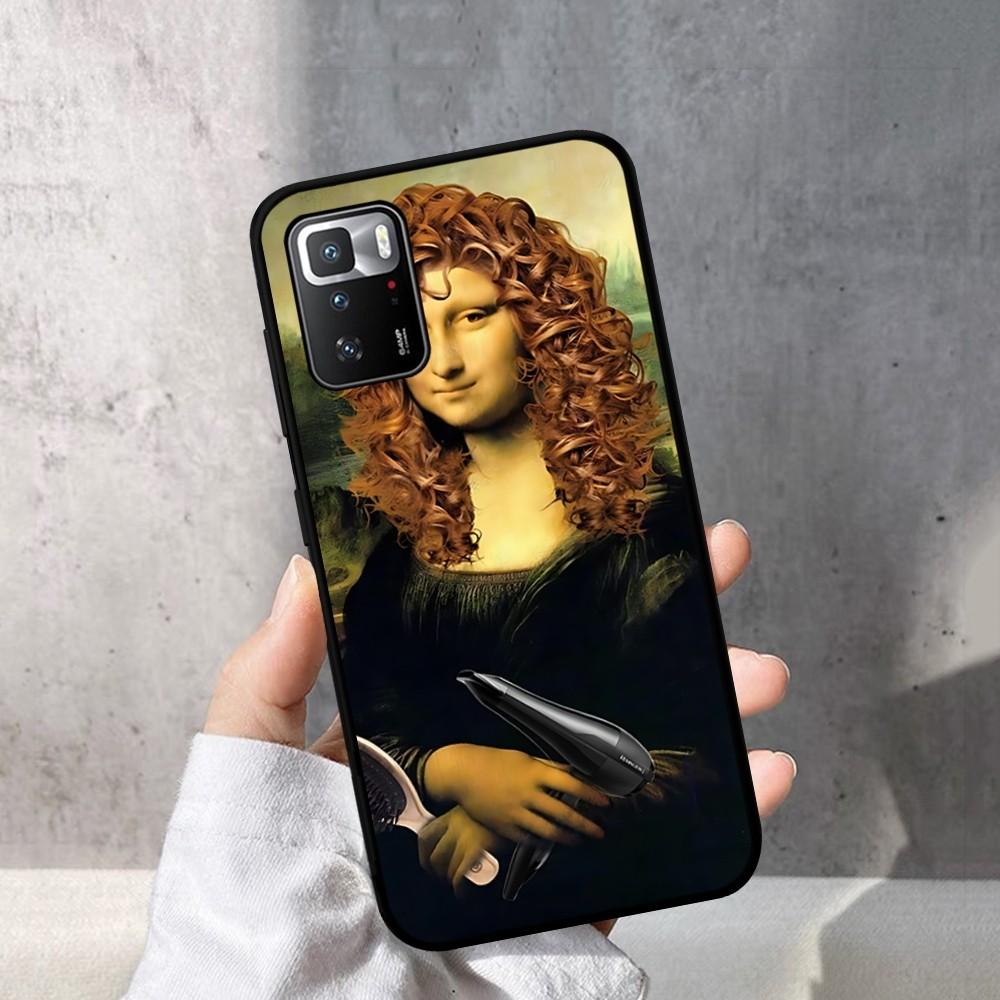 Mona Lisa Phone Case For Redmi Note 4 X 5 A 6 7 8 T 9 9S 10 11 11S 11Epro Poco M3 Pro