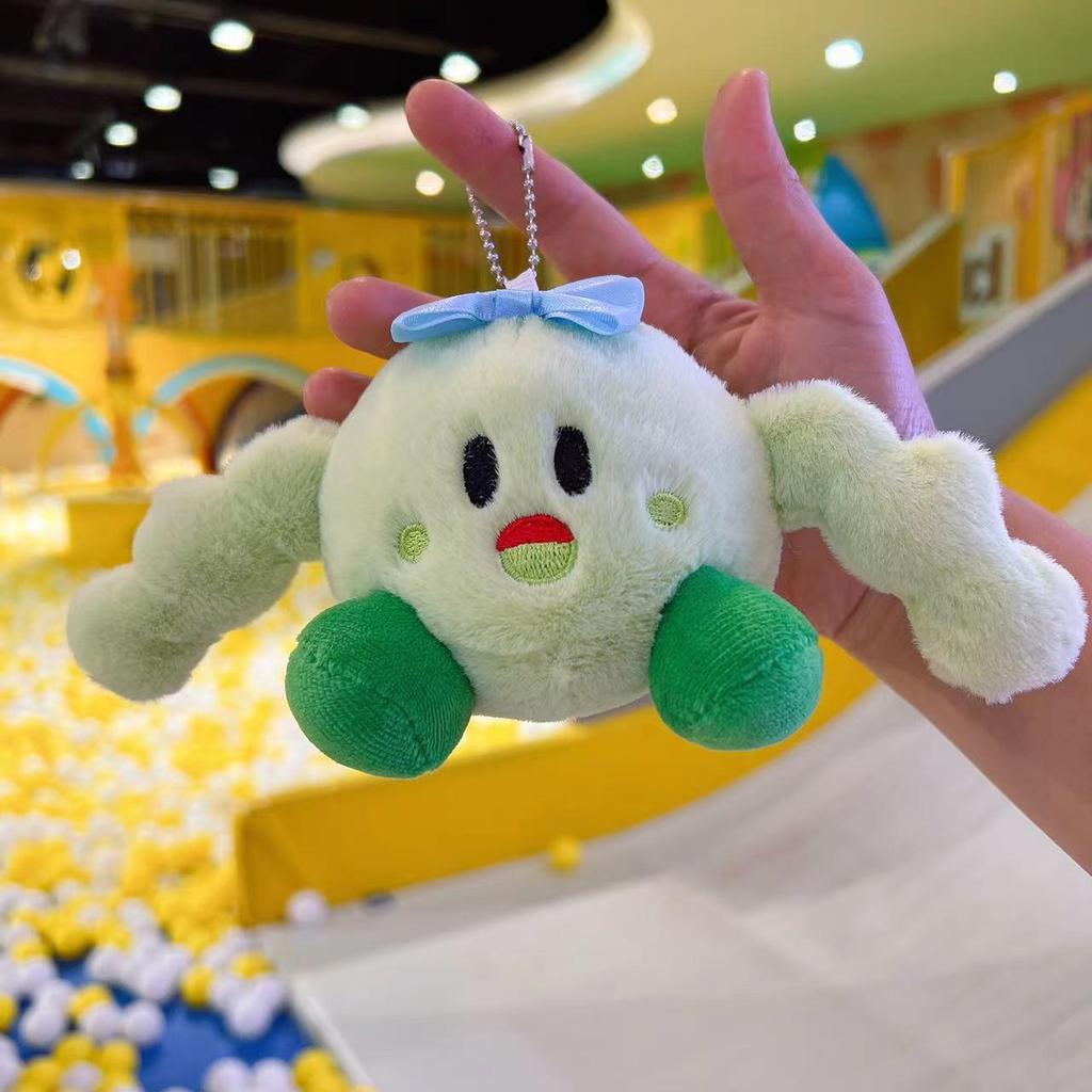 Adorable Kirby Plush Pendant Charm - Small Stuffed Cartoon Figurine