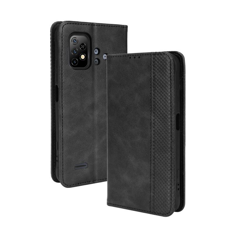 Handyhülle Für UMIDIGI F1 / F1 Play | Leder Flip Case Mit 5 Kartenfächern, Magnetverschluss & Standfunktion – Blau, Stoßfest