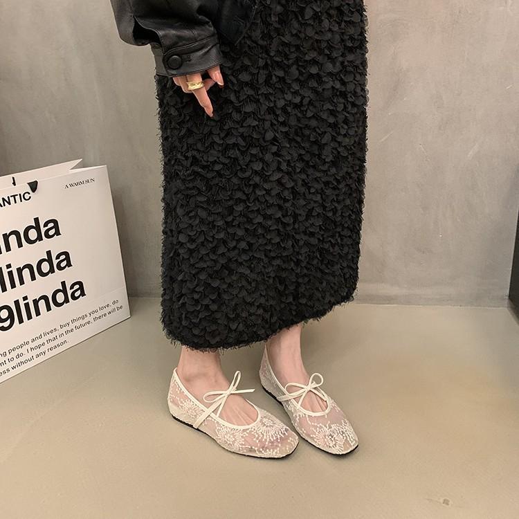 Evening wind shoes retro new Chinese single shoes women's shoes inner height increase 2025 early spring new French evening wind Mary Jane shoes