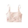 Spicy Girl Yoga Tank: Women's Fitness Sports Bra with Gathered Back - Versatile Camisole for Running, Yoga, and Outerwear.