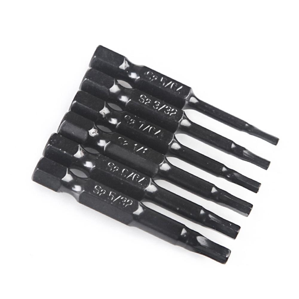10pcs/set 50mm Allen Wrench Drill Bits Magnetic Tip Hex Key Electric Screwdriver Bit Professional Magnetic Tips