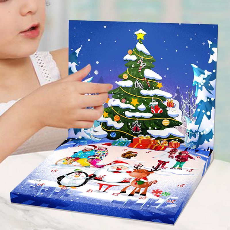 Bracelets Christmas Countdown Calendar Girls Jewelry Charm Kit 24 Days Christmas Bracelets Countdown Calendar For Kids Children