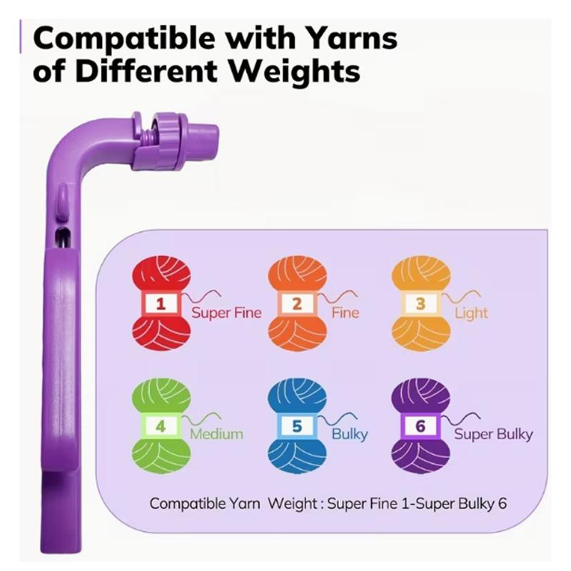 Practical Crochet Helper Tool for Beginners Handmade Knitting Craft DIY Knit Accessory Sewing Knitting Tools Supplies