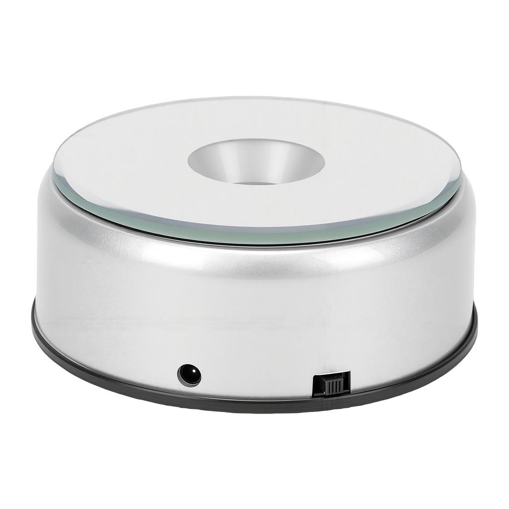 7 LED Display Turntable Base 7 Colorful Light Rotating Display Stand for s Glass Art