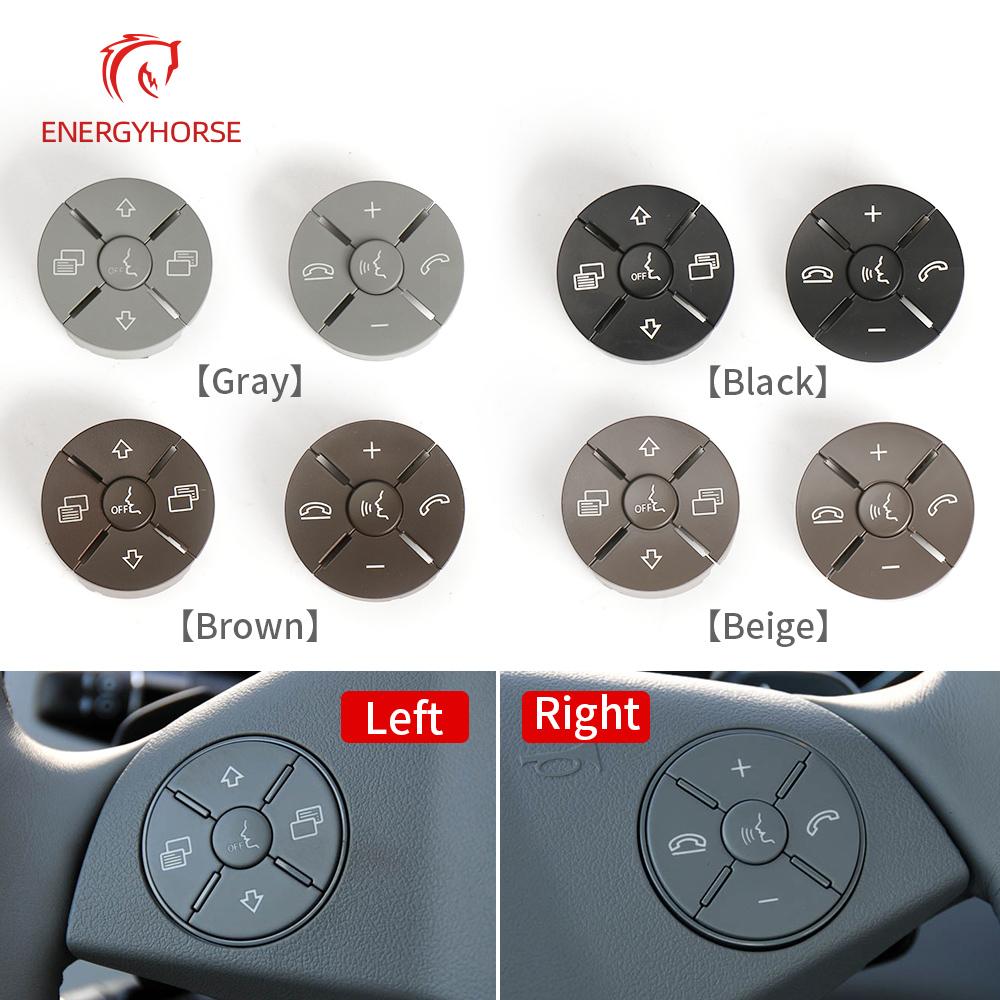 For Mercedes W164 W251 Car Multi-function Steering Wheel Key Control Knob Button Cover For Benz ML GL R Class 1648700558