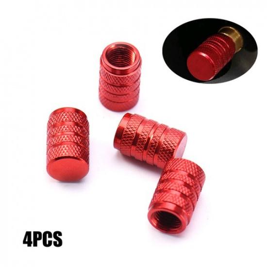 Aluminium Car Wheel Tyre Tire Valve Stems Air Dust Cover Screw Cap Accessories