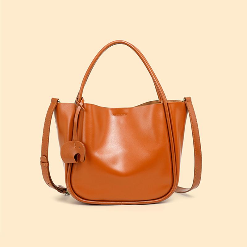 

Небольшие сумки-ведра из натуральной кожи для женщин, роскошные дизайнерские сумки-корзины для женщин, сумки через плечо