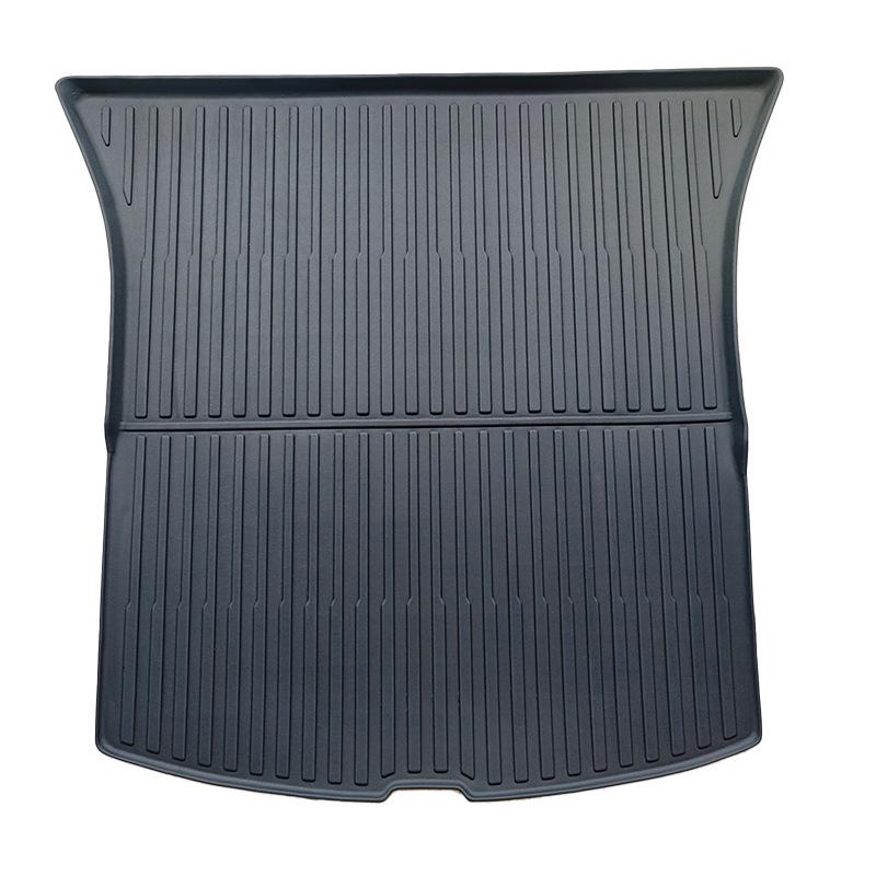 Tesla Model Y Floor & Trunk Mats Set - TPE Full Coverage, Includes Front/Rear and Integrated Backrest Mats