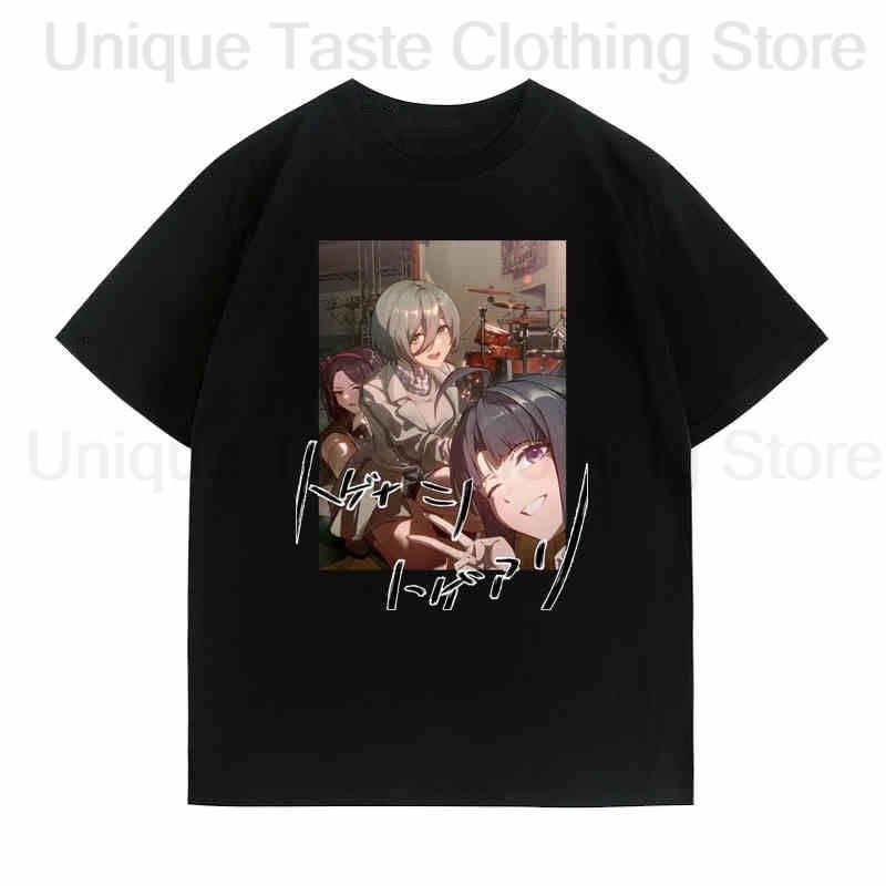 

Anime GIRLS BAND CRY T Shirt Rupa ISERI NINA KAWARAGI MOMOKA Cartoon Print Tshirt Fashion Unisex Women Cotton Short Sleeve Tee Top 3XL