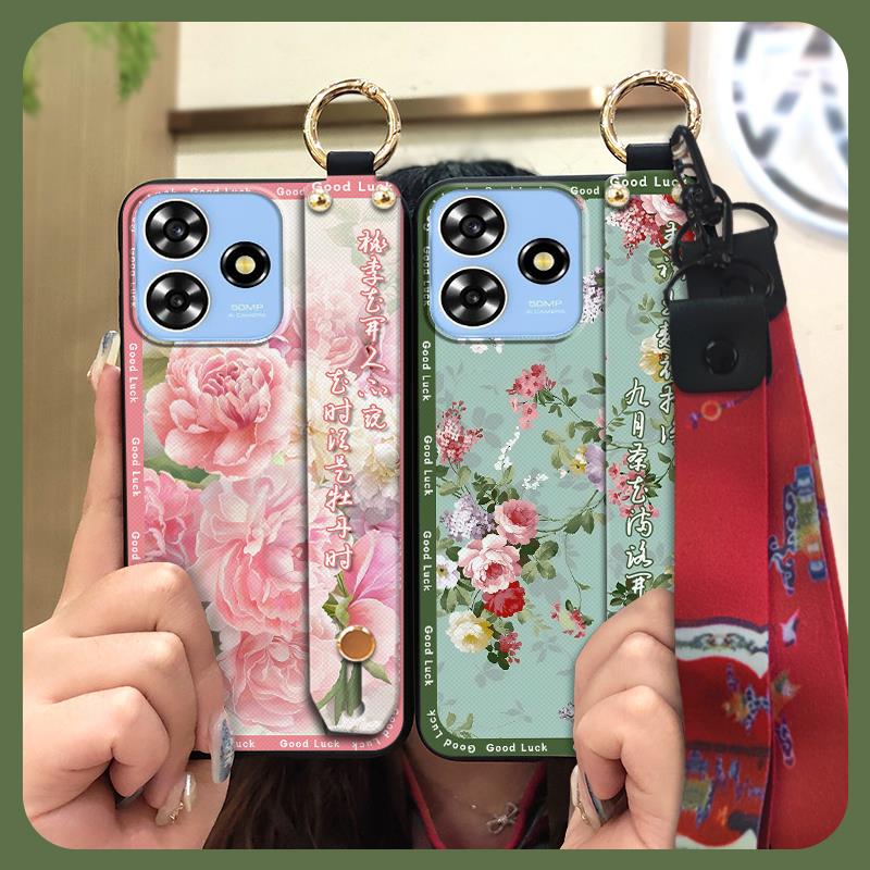 Nárazuvzdorný náramek pouzdro na telefon pro ZTE Blade A73 4G/V50 Smart šňůrka Vodotěsný Ochranný Prachotěsný Zadní kryt