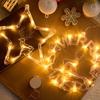 LED Kerst Zuignap Raamlicht, Werkt op Batterijen, Ster Boom Krans Hangdecoratie voor Huis Slaapkamer Winkel