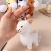 Stuffed Animal Giraffe Pendant Horses Plush Donkey Small Doll Lovely Horse Key Ring  Kids Toy