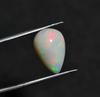 Ring Size Pear Shape 4.25 Carat Natural Opaque Ethiopian Opal Cabochon Gemstone 15x10x6 MM Size