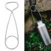 2Pcs Stainless Steel, Jaw Sprders Hanging Pot Hanging Fish Mouth of 2 Other Hook Rack for Cooker Water Bottle