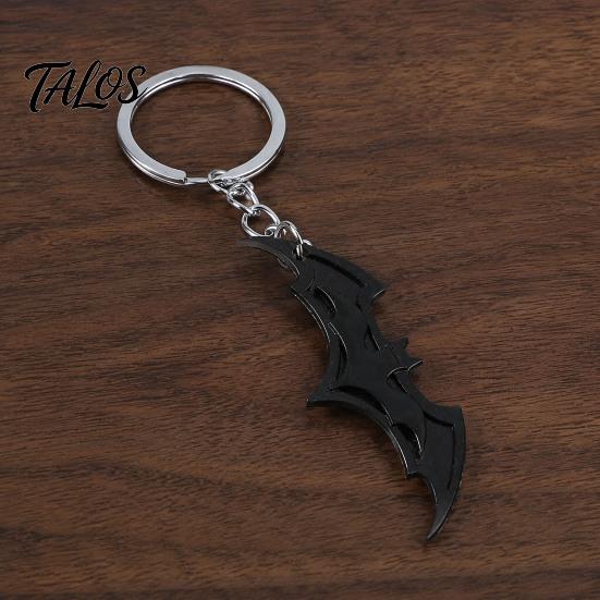 Zinc Alloy Key Holder Bat Dart Keychain, Car Ring for Keychain Men, Handbags Backpacks Charm Decorative Accessory Halloween Lightweight Bag Charms