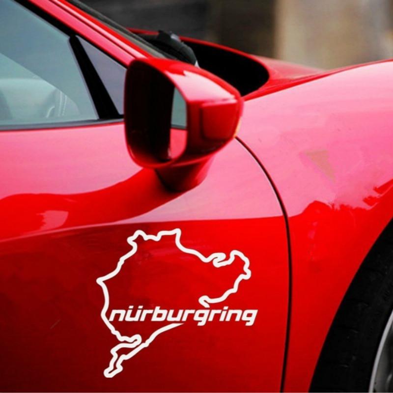 Nurburgring Sticker Funny Car Track Window Decal Racing Nurburgring Track Sticker Decoration