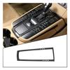 Para Porsche Macan 2014-2021 Panel de Pantalla de Palanca de Cambios de la Consola Central Marco Decorativo Fibra de Carbono Real Accesorios Interiores