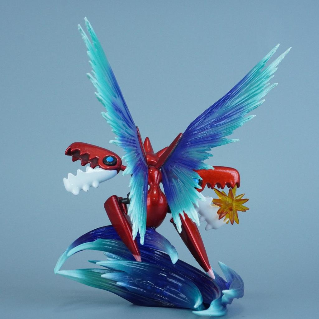 Anime  Statue Scizor Kleavor Scyther Battle Ver. PVC Action Figure Collectible Game Model Kids Toys Doll Gifts 16cm
